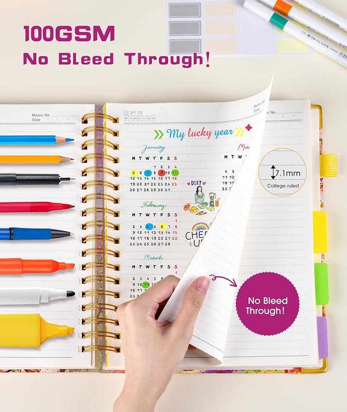 Hardcover Spiral Notebook Journal - Image 5