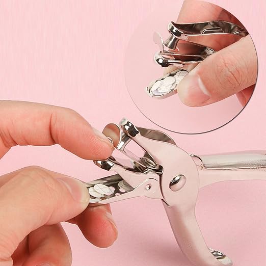 TENOC Handle Hole Punch 1-Piece, Paper Circle Bore Helper - Image 3