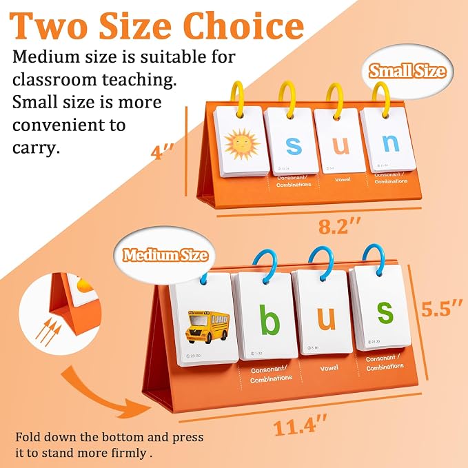 Alened Phonics Flash Cards for Kids 3-8, Sight Words Flash Cards for - Image 3