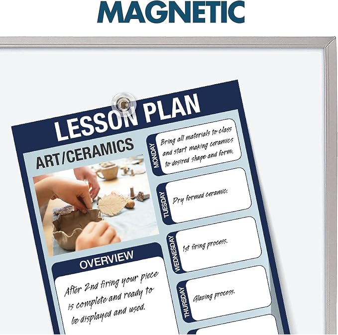 Quartet Dry Erase Magnetic White Board 96"W x 48"H, Porcelain Whiteboard - Image 4