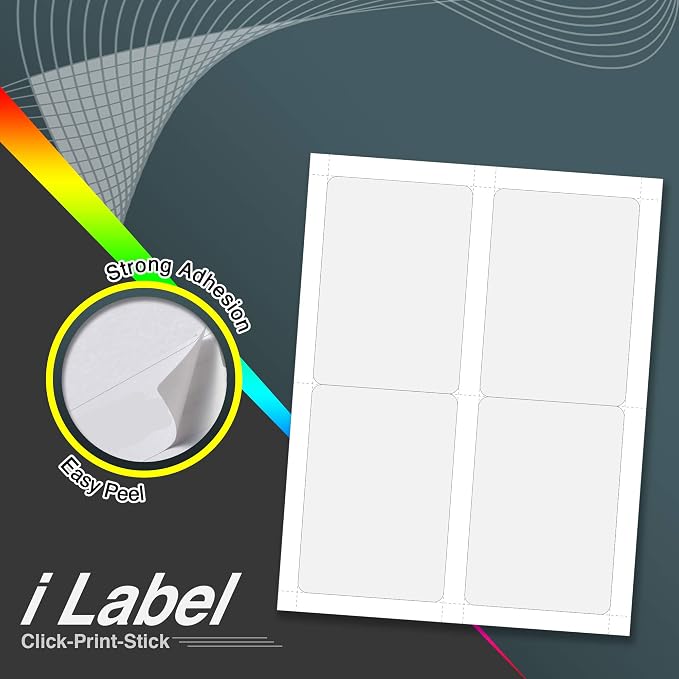4UP 3.5" x 5" Shipping, Mailing&Barcode Labels - Image 3