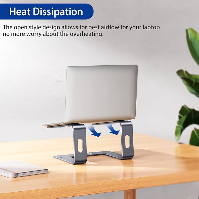 BESIGN LS03 Aluminum Laptop Stand, Ergonomic Detachable Computer Stand - Image 6