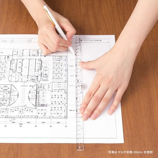 DESIGNPHIL 42263006 Midori Multi Ruler, 6.3 inches, Transparent - Image 8