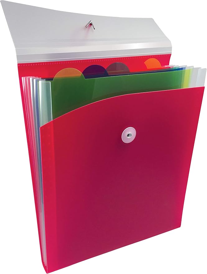 Vertical Expanding 6 Pocket Backpack File by Better Office Products, 1 Piece - Image 2