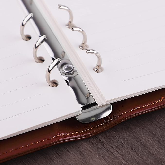 Antner A6 Binder 6 Ring Refillable Notebook Budget Planner - Image 5
