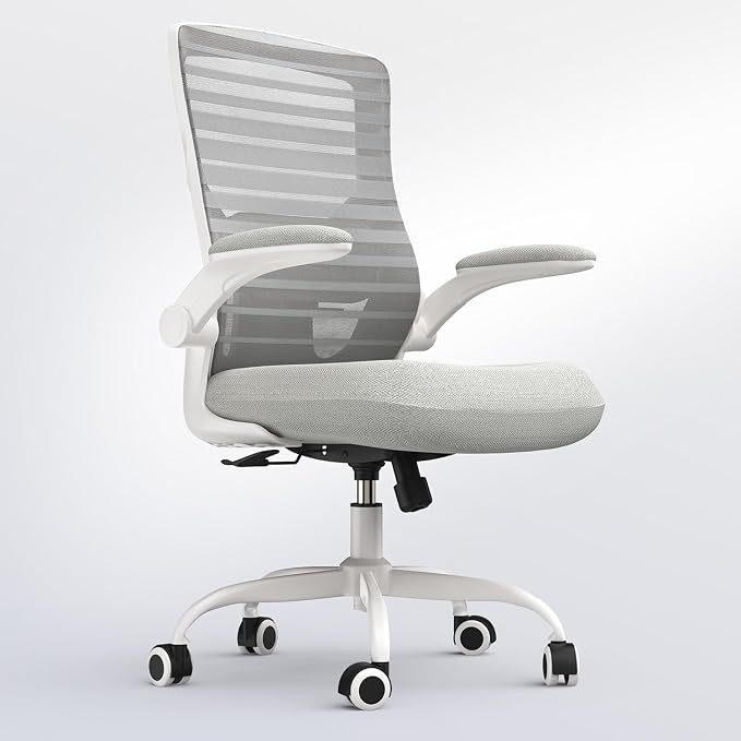 Office Chair for Long Hours & Back Pain Relief – 4" Molded Foam Cushion by QLTPLUS