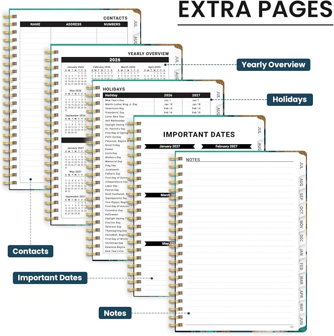 Planner 2026-2027, Monthly and Weekly Academic Planner July 2026 - Image 5