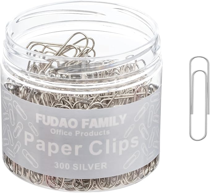 Small Paper Clips, 1.1 Inch Paper Clip by FUDAOFAMILY