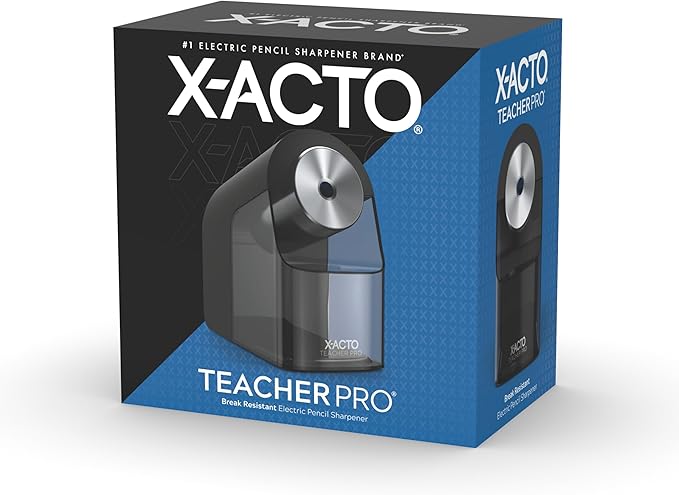 X-ACTO Teacher Pro Electric Pencil Sharpener, Heavy Duty, Classroom Essentials by Unknown