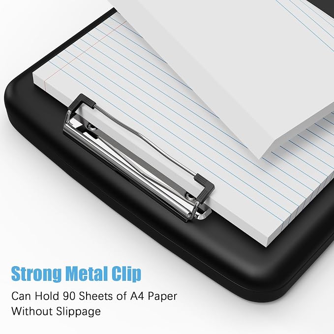 Hongri Clipboard with Storage with Pen Holder, Folder Nursing Clip Board 8.5 x - Image 5