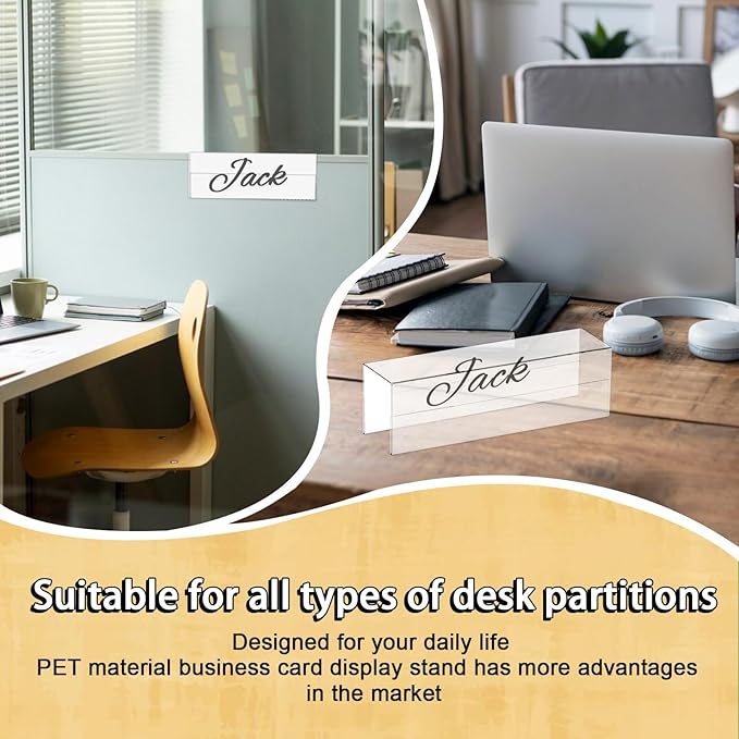 Cubicle Name Plate Holders Cubicle Name Plate Sign Holder Name Plate Bracket - Image 5