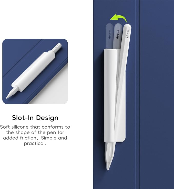 ELETIUO 3 Pack Silicone Pencil Holder Sleeve, Compatible - Image 3