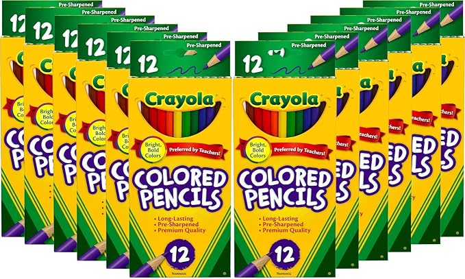 Crayola Colored Pencils Bulk, Kids School Supplies by Crayola