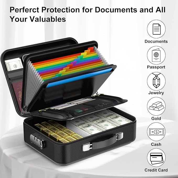 COLCASE Fireproof Document Box - Image 5