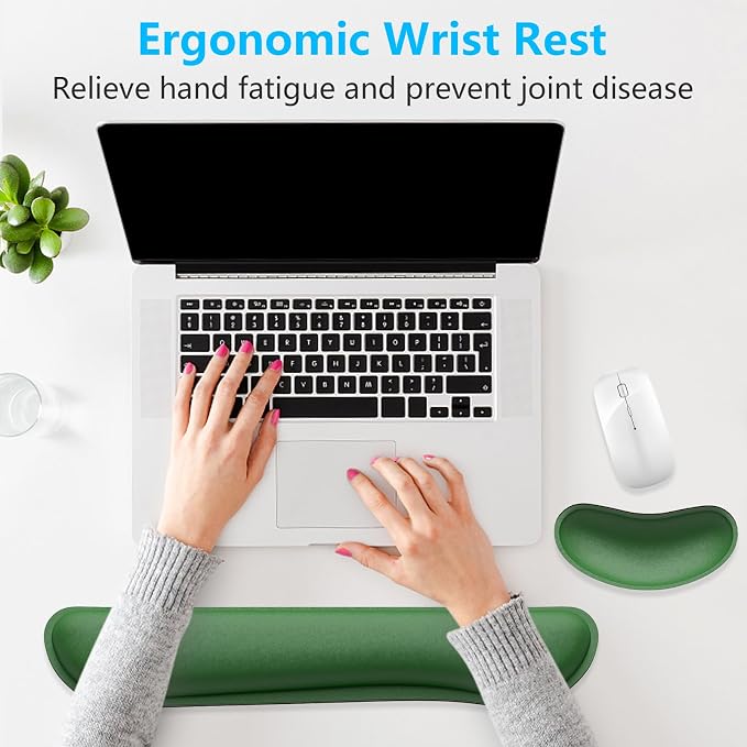 Dapesuom Enlarge Keyboard Wrist Rest, Memory Foam Wrist Cushion - Image 6