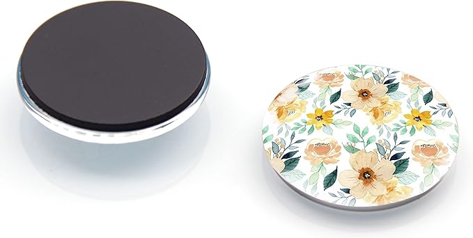 12Pcs Glass Strong Magnetic Refrigerator Magnet Fridge Sticker,Colorful Flowers Crystal Fridge Magnets Decoration for Crafts,Fridge Magnets for Kitchen, Office Whiteboard, Cabinet and Dishwasher-DeskLoop Office