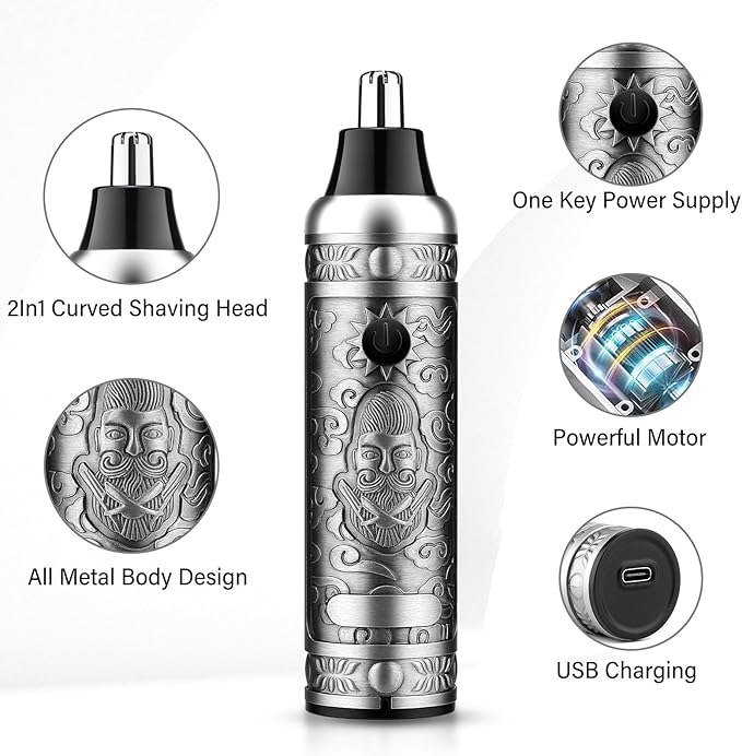 GSKY Professional Hair Clippers, Men's Beard Trimmer & Grooming Kit with Electric Razor, Clippers & Trimmers Set, Hair Cutting Machines-DeskLoop Office