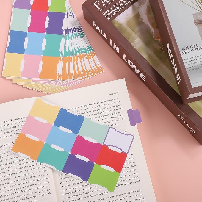 30 Sheets/360 Pieces Sticky Index Tabs, Double Sided Book Page Markers Mark - Image 3