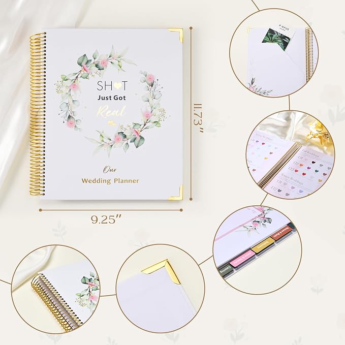 Wedding Planner Book and Organizer-196 Pages Bridal Wedding Planning Book - Image 6