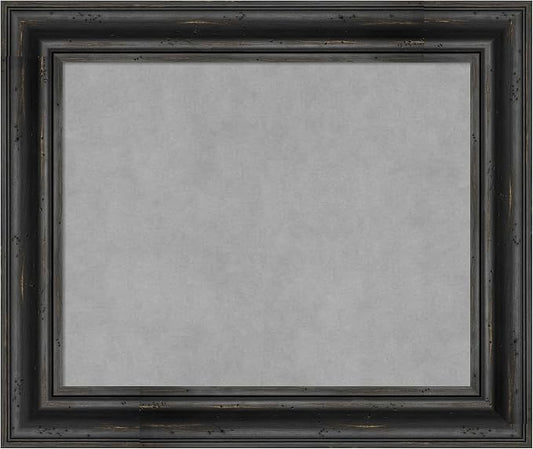 Amanti Art Black Framed Magnetic Board 21x25 Small Vision Board by AmantiArt