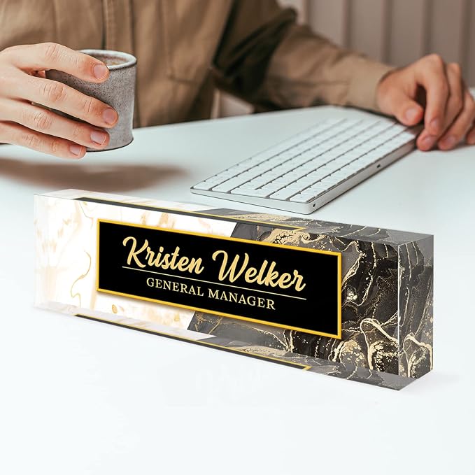 Desk Name Plate Personalized, Custom Name Plates - Image 5