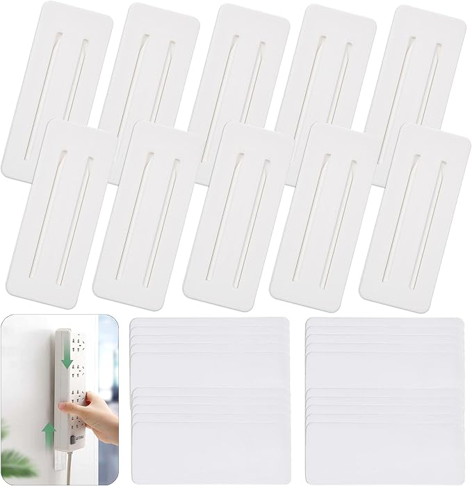 Self Adhesive Power Strip Holder 10 Pack by Kare+%26+Kind