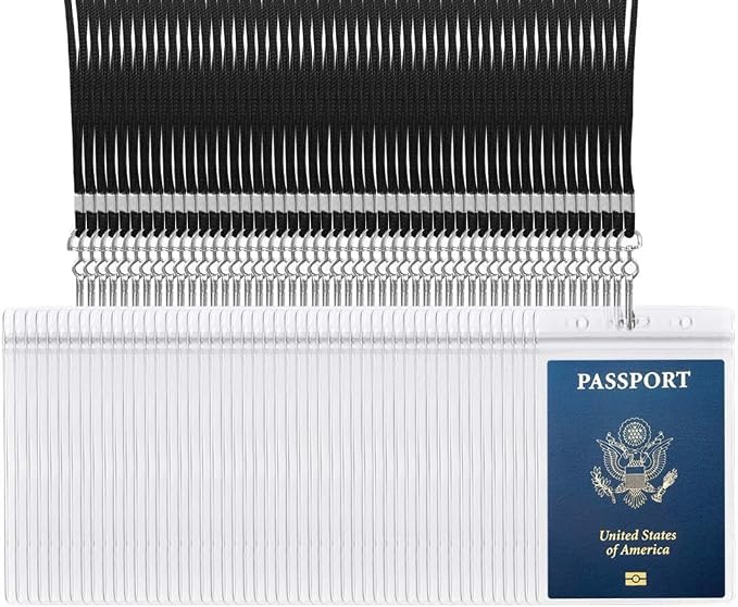 50PACK 4x6Inch Extra Large Passport Holders by Cypes
