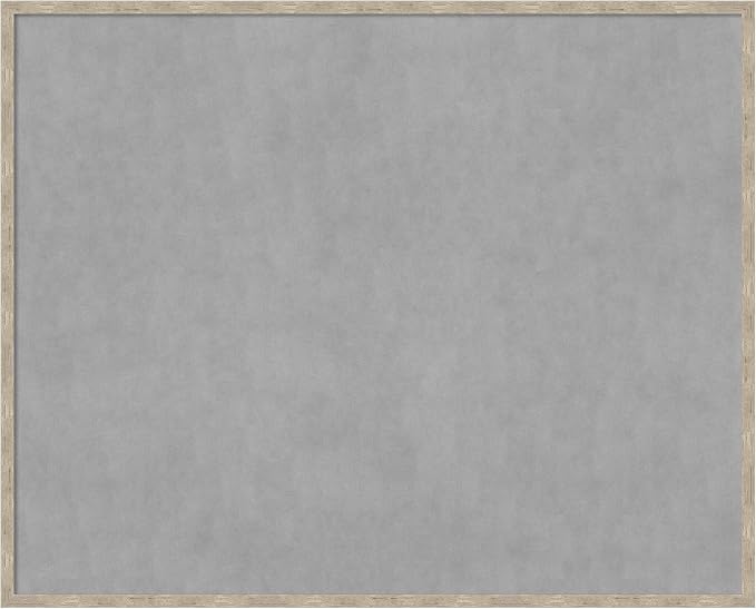 Amanti Art Silver Framed Magnetic Board 33x41 X-Large Vision Board by AmantiArt