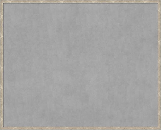 Amanti Art Silver Framed Magnetic Board 33x41 X-Large Vision Board by AmantiArt