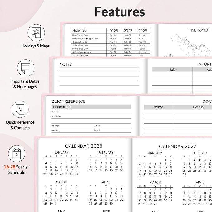 SUNEE 2026-2027 Pocket Weekly Planner - Image 5