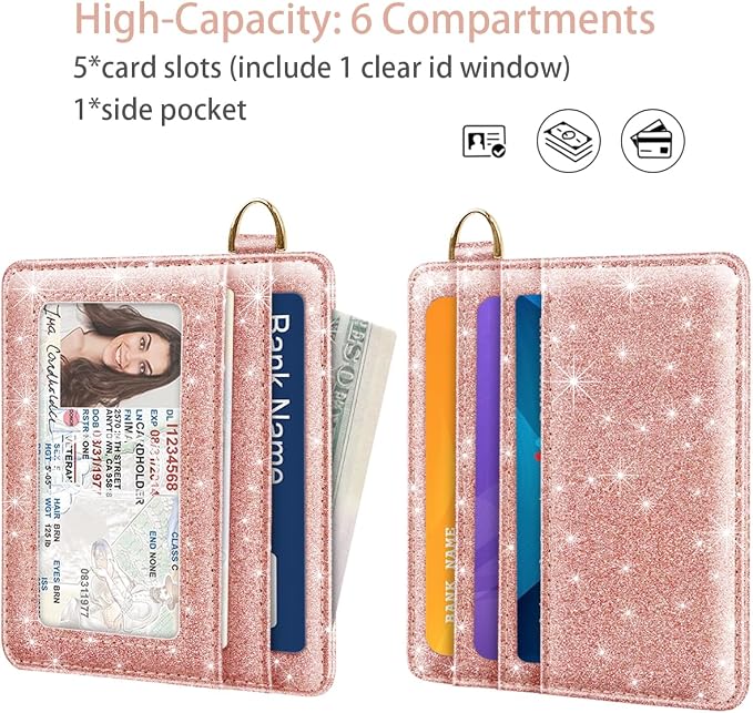 Slim Minimalist Front Pocket RFID Blocking Credit Card Holder Small Wallet Cute - Image 2