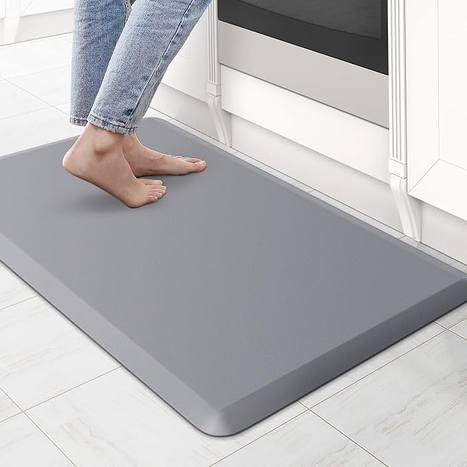 KitchenClouds Kitchen Mat Cushioned Anti Fatigue Rug 17.3"x28" Waterproof Non by KitchenClouds