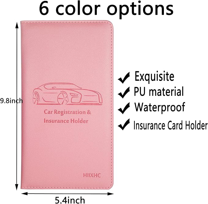 Car Registration and Insurance Card Holder - Image 2