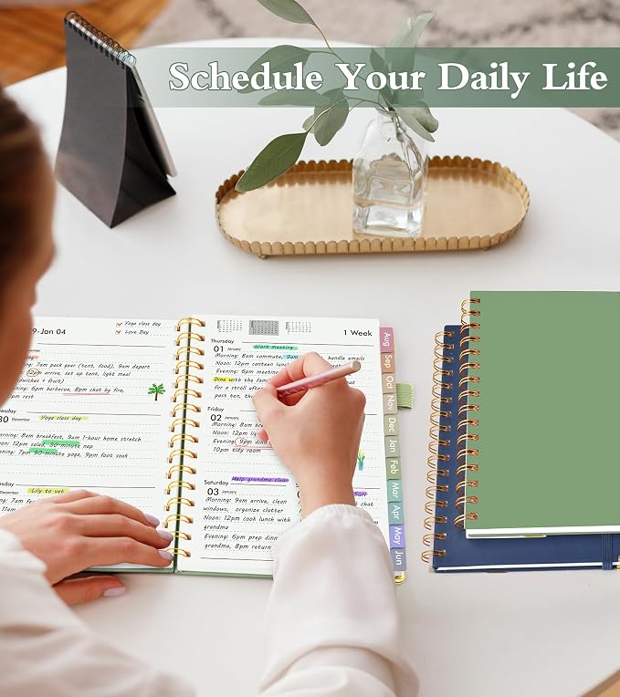 Academic Planner 2026-2027, Hardcover Weekly and Monthly Calendar Planner from - Image 7