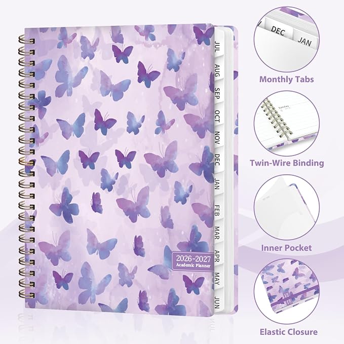 Planner 2026-2027, Weekly and Monthly Academic Year Calendar Planner, July 2026 - Image 4