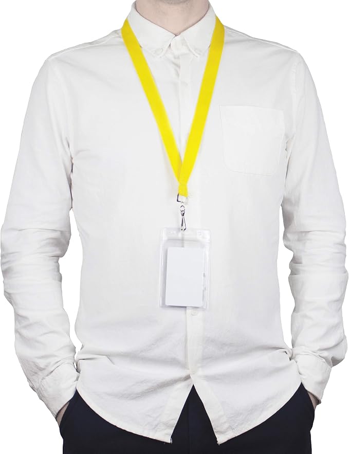 12 Pack Cruise Lanyard with Waterproof ID Card Holder, Colorful Solid Color - Image 7