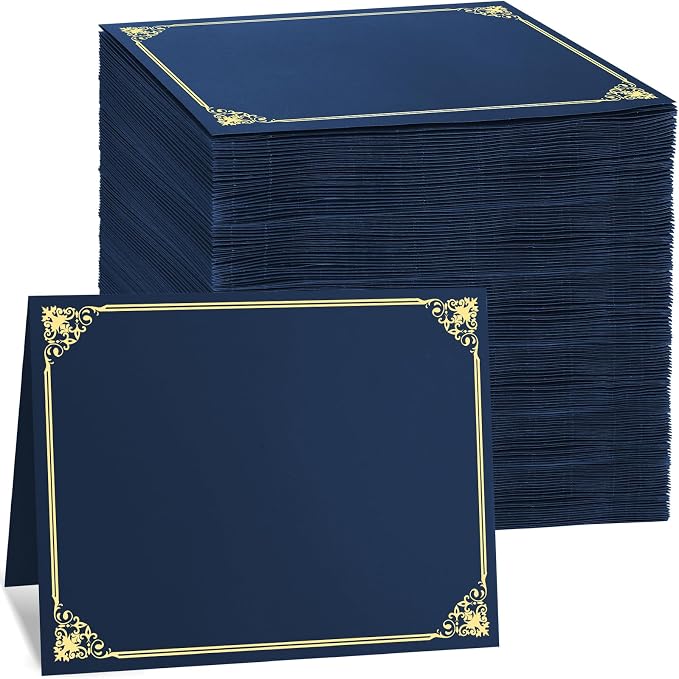 80 Pcs Certificate Holders Bulk, Document Covers - Image 8