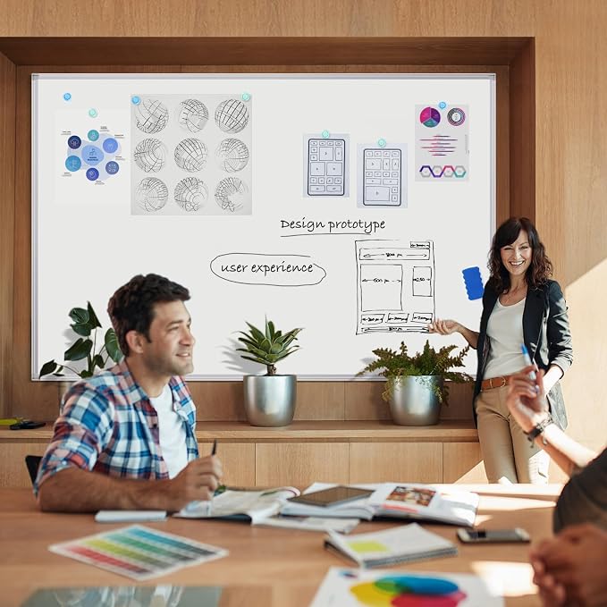 Maxtek White Board Dry Erase 72 x 48, Magnetic Dry Erase Whiteboard - Image 6