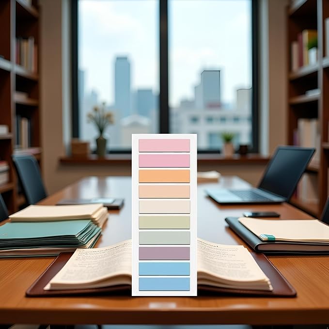 200 Pcs Sticky Index Tabs, Writable and Repositionable Book Flags Tabs Strip - Image 8