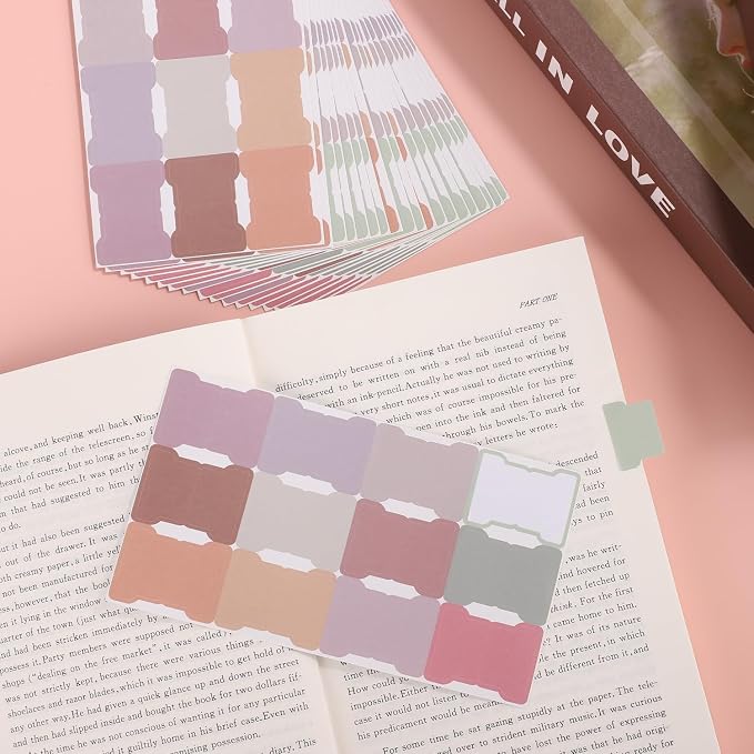 30 Sheets/360 Pieces Sticky Index Tabs, Double Sided Book Page Markers Mark - Image 3