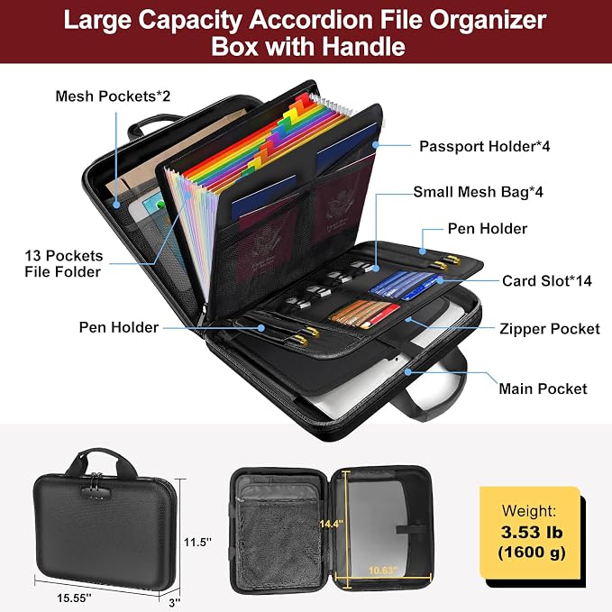 Fireproof Document Organizer - Image 3