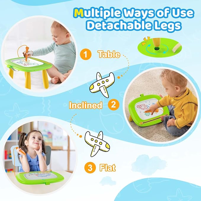 Kikidex Magnetic Drawing Board, Toddler Girl Toys - Image 5