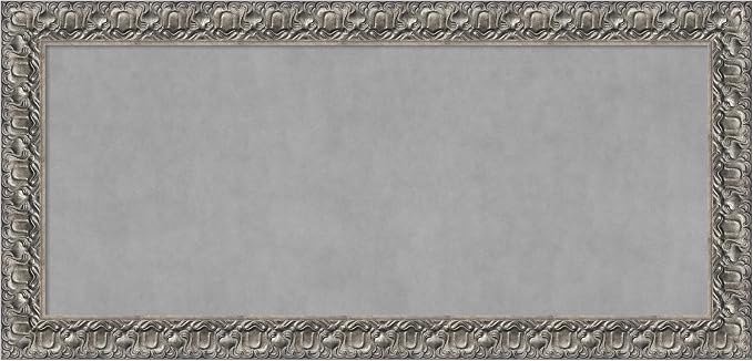 Amanti Art Silver Framed Magnetic Board 26x54 Oversize Vision Board by AmantiArt