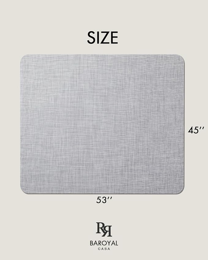 Baroyal Office Chair Mat for Hardwood Floor Under Desk Computer Rolling Chair - Image 6