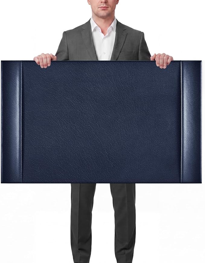 Leather Desk Pad Protector by Saysurey