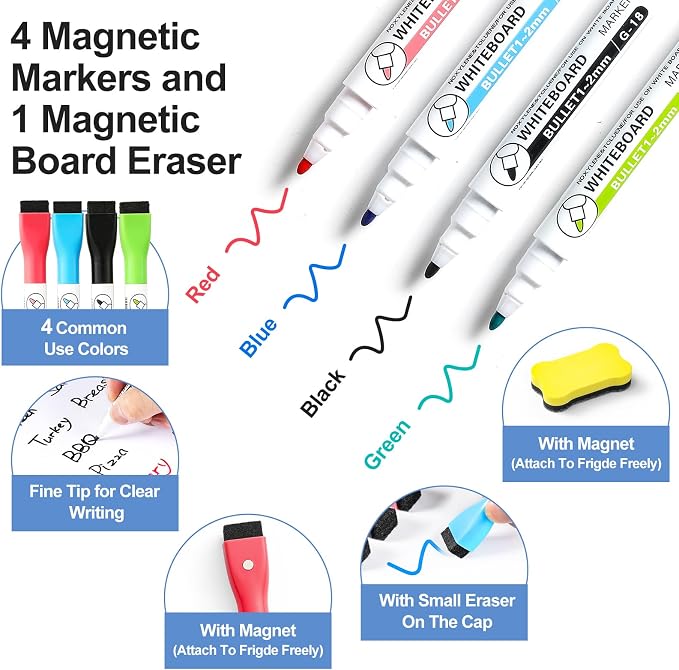 1 Pack Magnetic Dry Erase Board Sheet - Image 3