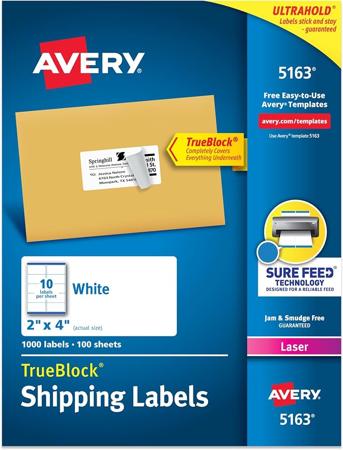 Avery Printable Shipping Labels by Avery