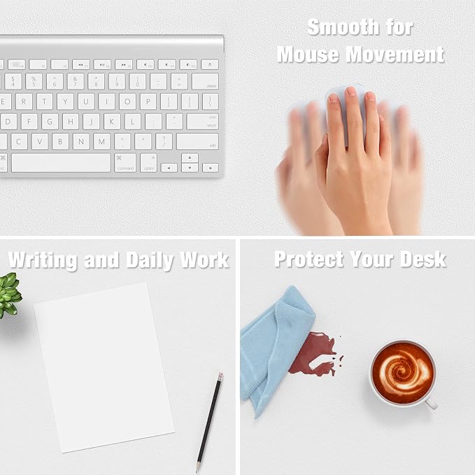 Hsurbtra Desk Pad, XL Extended Mouse Pad, Waterproof Desktop Blotter Protector - Image 4