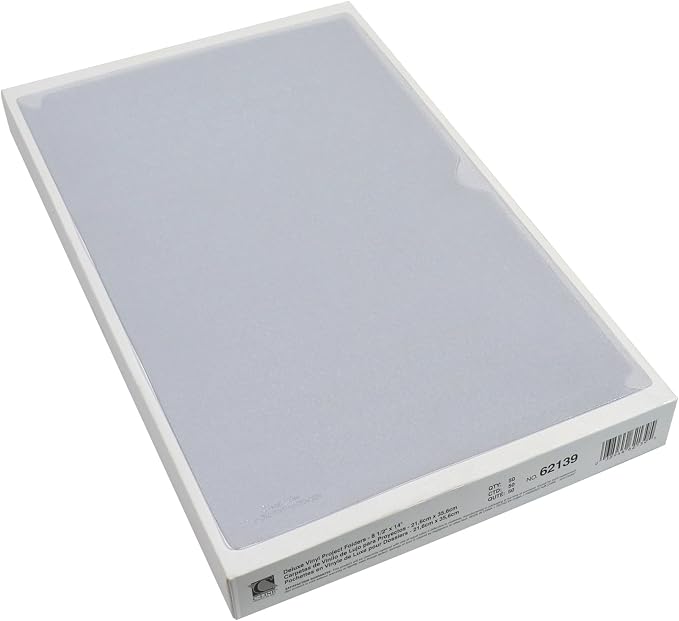 C-Line Deluxe Super Heavyweight Non-Glare Vinyl Project Folders, Legal Size - Image 2