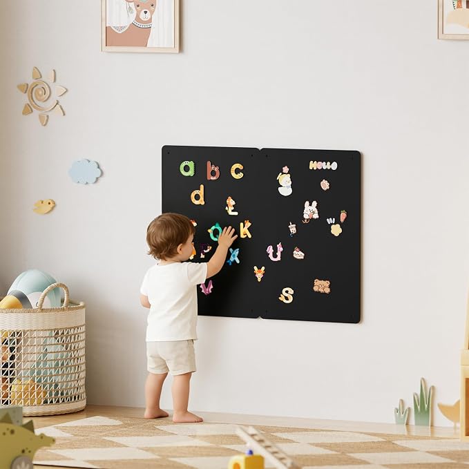 2 Pack Magnetic Board for Wall, 17.5" x 11.4" Magnet Bulletin Memo Board - Image 2
